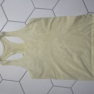 Lululemon Swiftly Women's 8 Neon Yellow Tank Top Racerback Athletic Workout